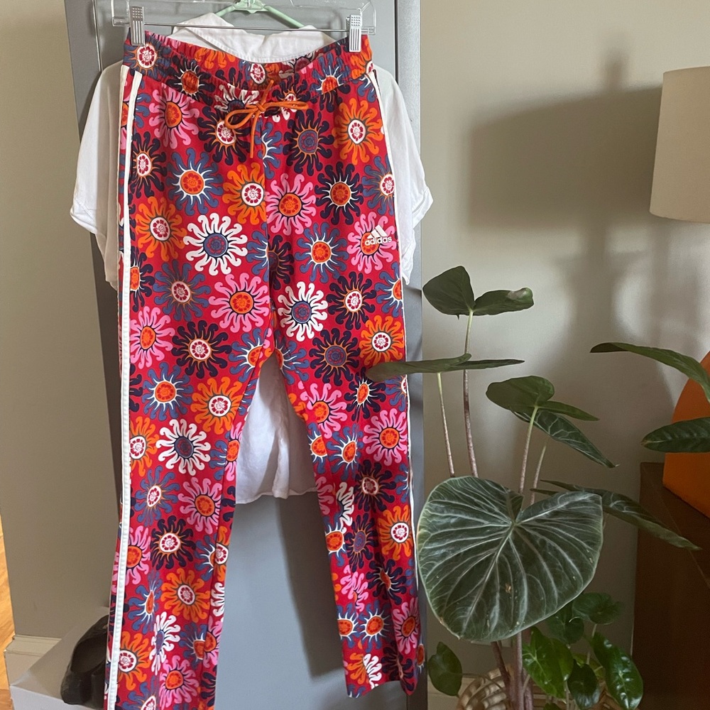 Farm Rio for Adidas track pants